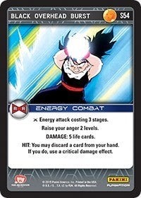 Black Overhead Burst (54) [EVO] - Dragon Ball Z TCG Single