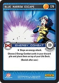 Blue Narrow Escape (76) [EVO] - Dragon Ball Z TCG Single