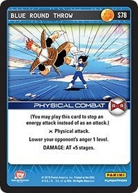 Blue Round Throw (78) [EVO] - Dragon Ball Z TCG Single