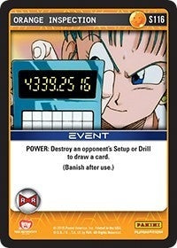 Orange Inspection (116) [EVO] - Dragon Ball Z TCG Single