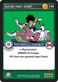 Saiyan Foot Stomp (163) [EVO] - Dragon Ball Z TCG Single