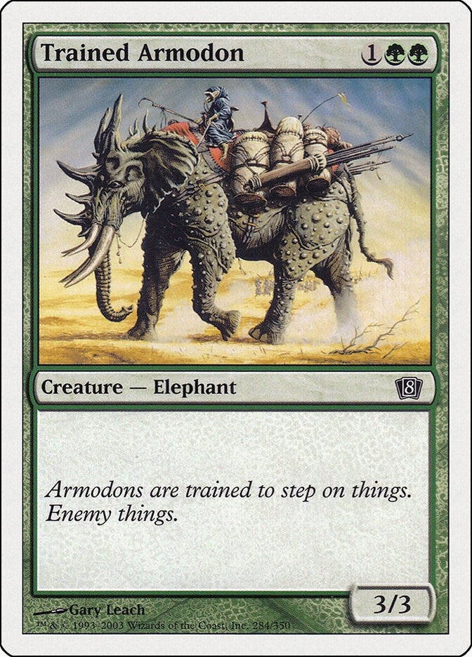 Trained Armodon (284) [8ED] - MTG Single