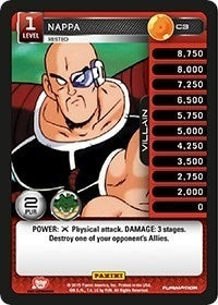 Nappa - Rested (3) [H&V] - Dragon Ball Z TCG Single