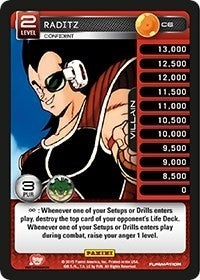 Raditz - Confident (6) [H&V] - Dragon Ball Z TCG Single
