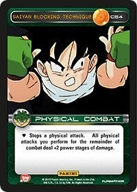 Saiyan Blocking Technique (54) [H&V] - Dragon Ball Z TCG Single