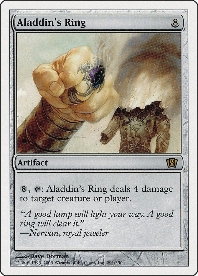Aladdin’s Ring (291) [8ED] - MTG Single