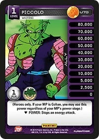 Piccolo - Waiting (70) [H&V] - Dragon Ball Z TCG Single