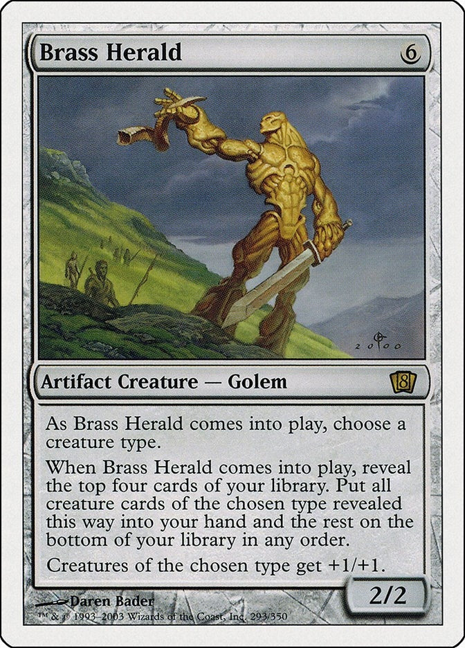Brass Herald (293) [8ED] - MTG Single