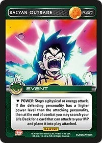 Saiyan Outrage (127) [H&V] - Dragon Ball Z TCG Single