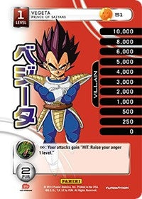 Vegeta - Prince of Saiyans (Rainbow Parallel Foil) (1) [BASE] - Dragon Ball Z TCG Single