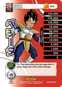 Vegeta - Empowered (Rainbow Parallel Foil) (3) [BASE] - Dragon Ball Z TCG Single