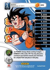 Goku - Protector of Earth (High Tech Foil) (5) [BASE] - Dragon Ball Z TCG Single