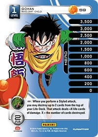 Gohan - Resilient Child (High Tech Foil) (9) [BASE] - Dragon Ball Z TCG Single