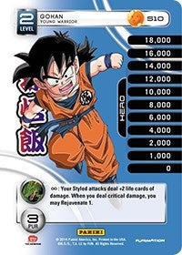 Gohan - Young Warrior (Rainbow Parallel Foil) (10) [BASE] - Dragon Ball Z TCG Single
