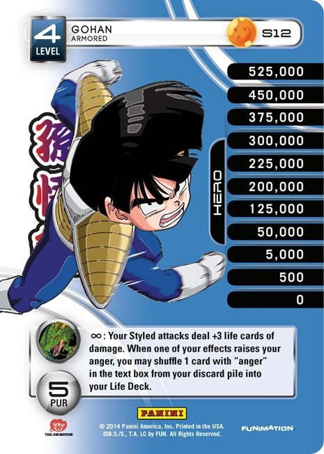Gohan - Armored (Rainbow Parallel Foil) (12) [BASE] - Dragon Ball Z TCG Single