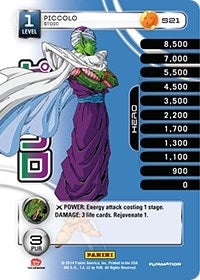 Piccolo - Stoic (High Tech Foil) (21) [BASE] - Dragon Ball Z TCG Single