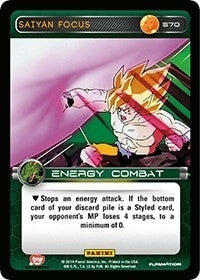 Saiyan Focus (70) [BASE] - Dragon Ball Z TCG Single