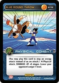 Blue Round Throw (75) [BASE] - Dragon Ball Z TCG Single