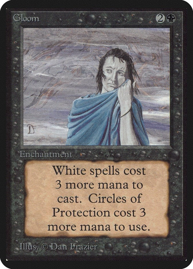 Gloom [LEA] - MTG Single