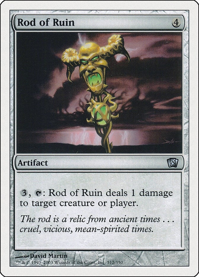 Rod of Ruin (312) [8ED] - MTG Single