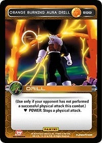 Orange Burning Aura Drill (99) [BASE] - Dragon Ball Z TCG Single