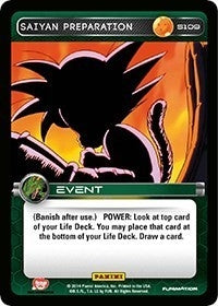 Saiyan Preparation (109) [BASE] - Dragon Ball Z TCG Single