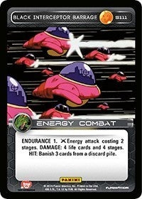 Black Interceptor Barrage (111) [BASE] - Dragon Ball Z TCG Single