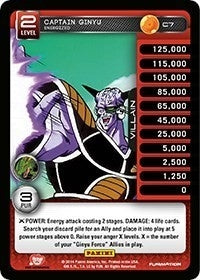 Captain Ginyu - Energized (7) [BASE] - Dragon Ball Z TCG Single