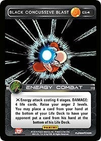 Black Concussive Blast (14) [BASE] - Dragon Ball Z TCG Single