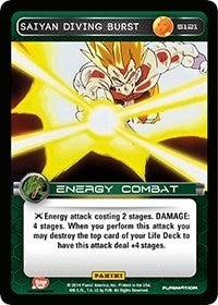 Saiyan Diving Burst (121) [BASE] - Dragon Ball Z TCG Single