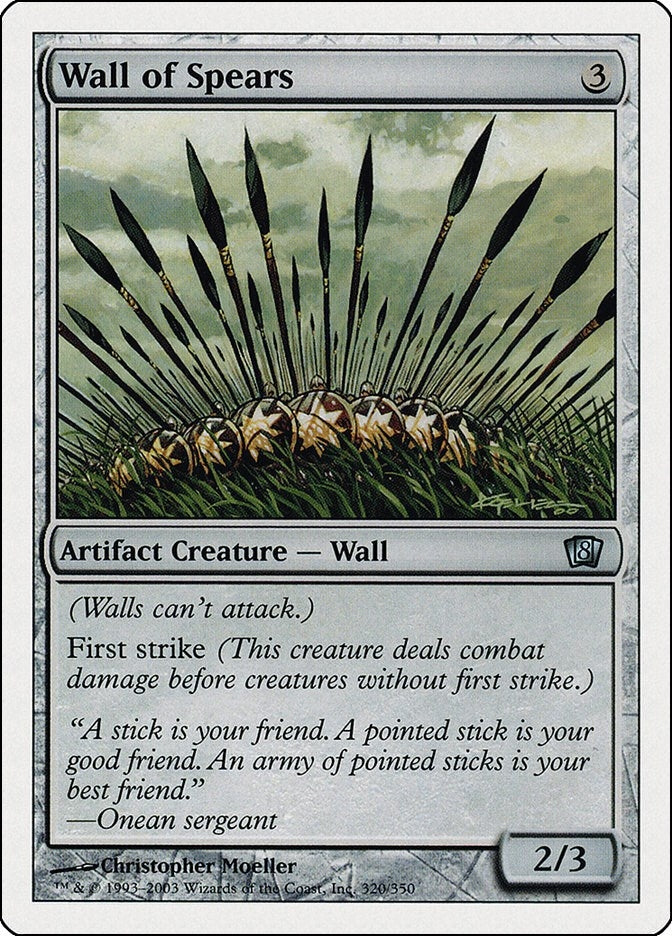 Wall of Spears (320) [8ED] - MTG Single