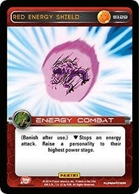 Red Energy Shield (129) [BASE] - Dragon Ball Z TCG Single