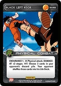 Black Left Kick (132) [BASE] - Dragon Ball Z TCG Single