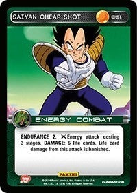 Saiyan Cheap Shot (51) [BASE] - Dragon Ball Z TCG Single