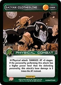 Saiyan Clothesline (53) [BASE] - Dragon Ball Z TCG Single