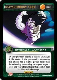 Saiyan Energy Toss (54) [BASE] - Dragon Ball Z TCG Single