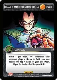 Black Mischievous Drill (123) [BASE] - Dragon Ball Z TCG Single