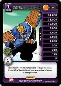 Burter - Ginyu Force (71) [BASE] - Dragon Ball Z TCG Single