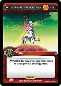Red Forward Stance Drill (141) [BASE] - Dragon Ball Z TCG Single