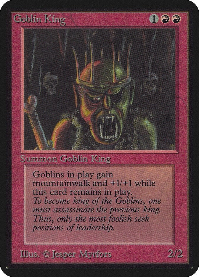 Goblin King [LEA] - MTG Single
