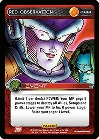 Red Observation (144) [BASE] - Dragon Ball Z TCG Single