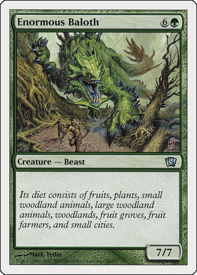 Enormous Baloth (6) [8ED] - MTG Single