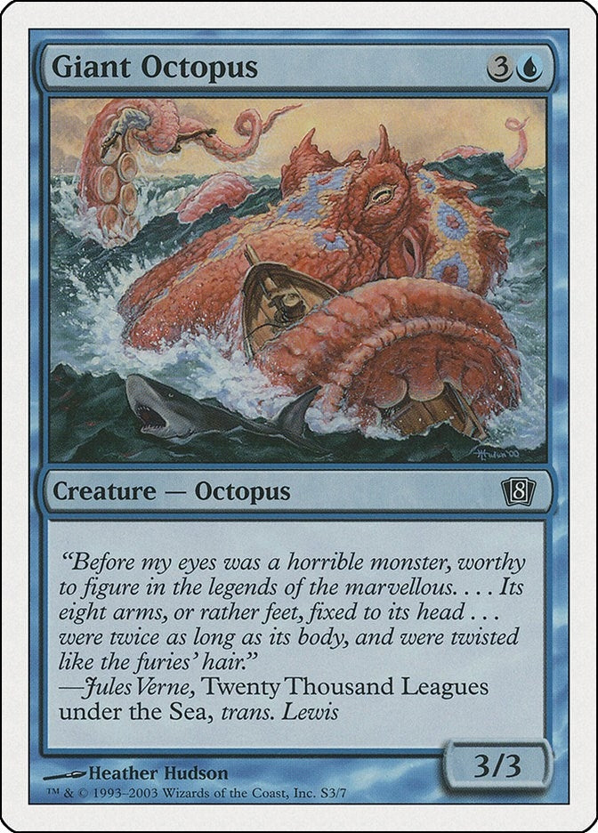 Giant Octopus (3) [8ED] - MTG Single