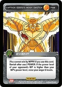 Captain Ginyu’s Body Switch (19) [PRO] - Dragon Ball Z TCG Single