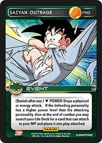Saiyan Outrage (Heroes & Villains) (10) [PRO] - Dragon Ball Z TCG Single