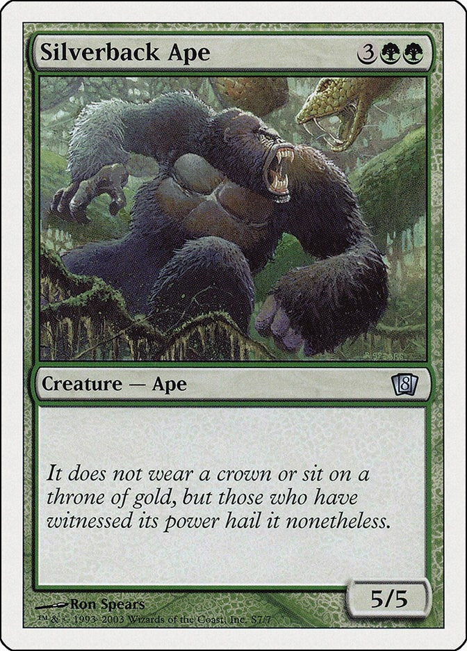 Silverback Ape (7) [8ED] - MTG Single