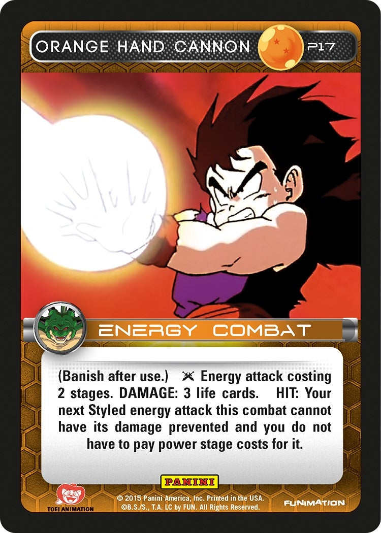 Orange Hand Cannon (Heroes & Villains) (17) [PRO] - Dragon Ball Z TCG Single