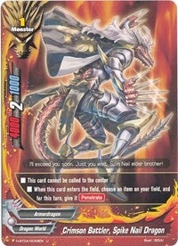 Crimson Battler Spike Nail Dragon (40049) [H-BT04] - Future Card BuddyFight Single