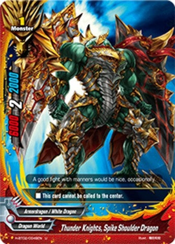 Thunder Knights Spike Shoulder Dragon (20049) [H-BT02] - Future Card BuddyFight Single