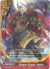 Dragon Knight Pedro (40079) [H-BT04] - Future Card BuddyFight Single